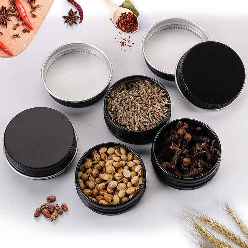spice tin containers