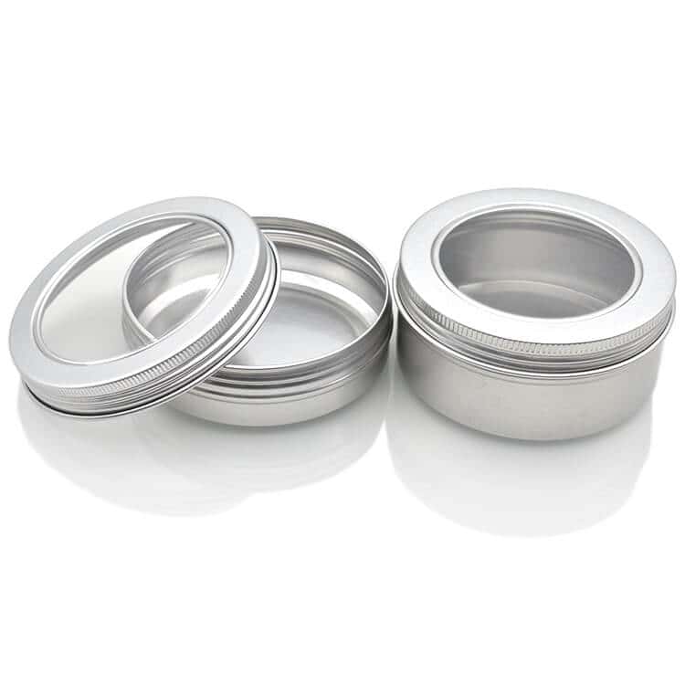 aluminum window lid tins