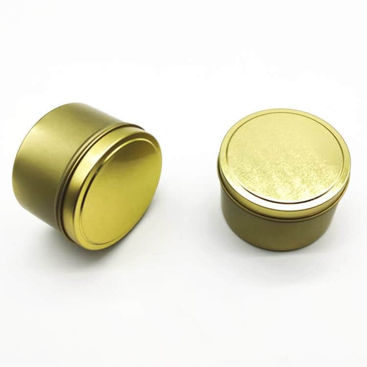 8 oz gold candle tins wholesale