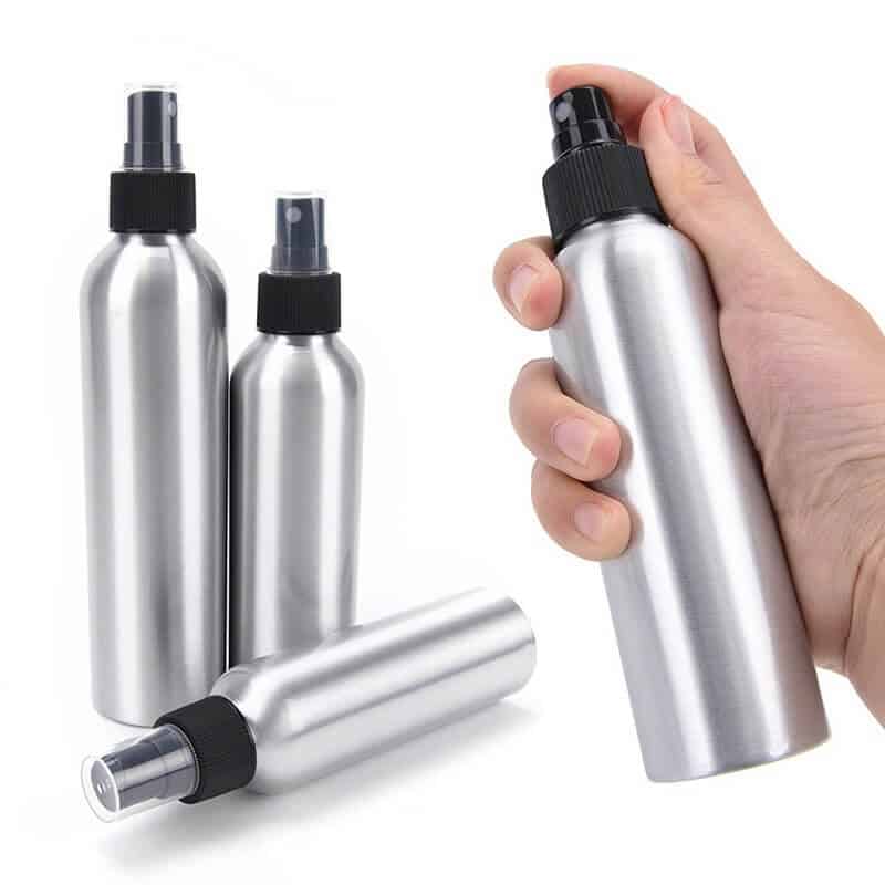 4 oz aluminum mist spray bottles