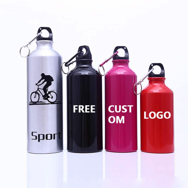 Custom Sports Water Bottles - 20 oz - Aluminum (Personalized