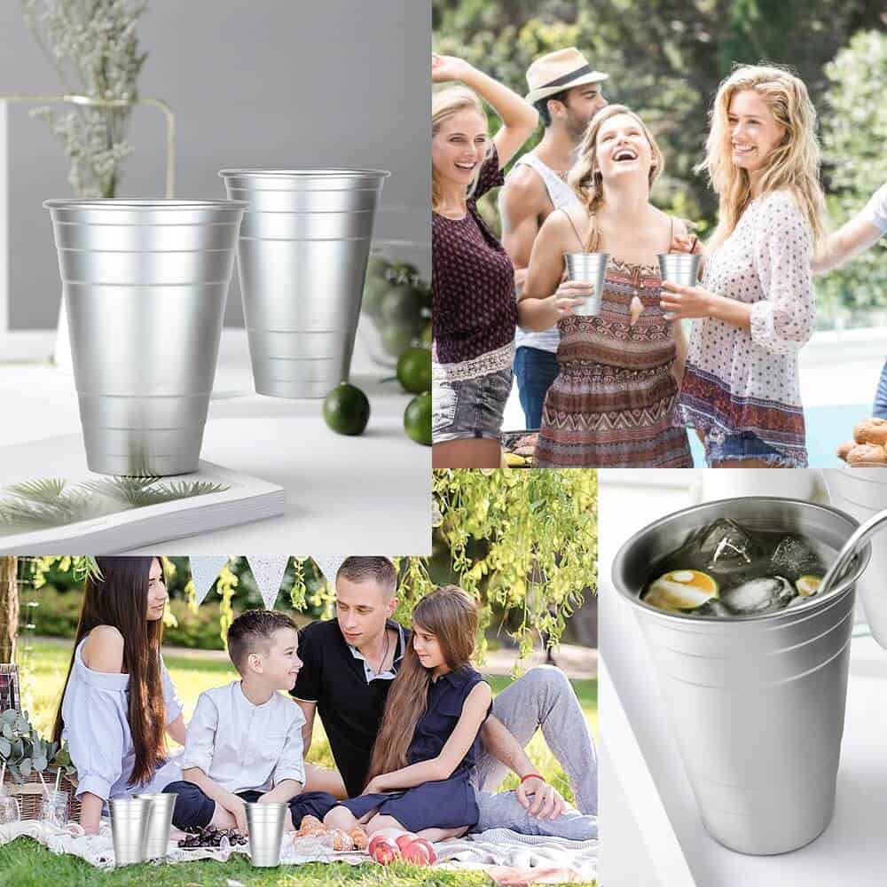 aluminum cups for party