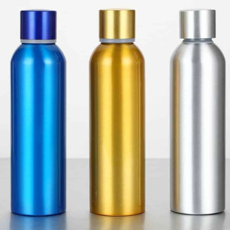 3 colors aluminum vodka bottle