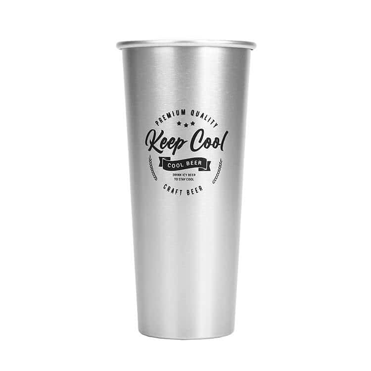 Single-Layer Thin Aluminum Cup Reusable Party Aluminum Metal
