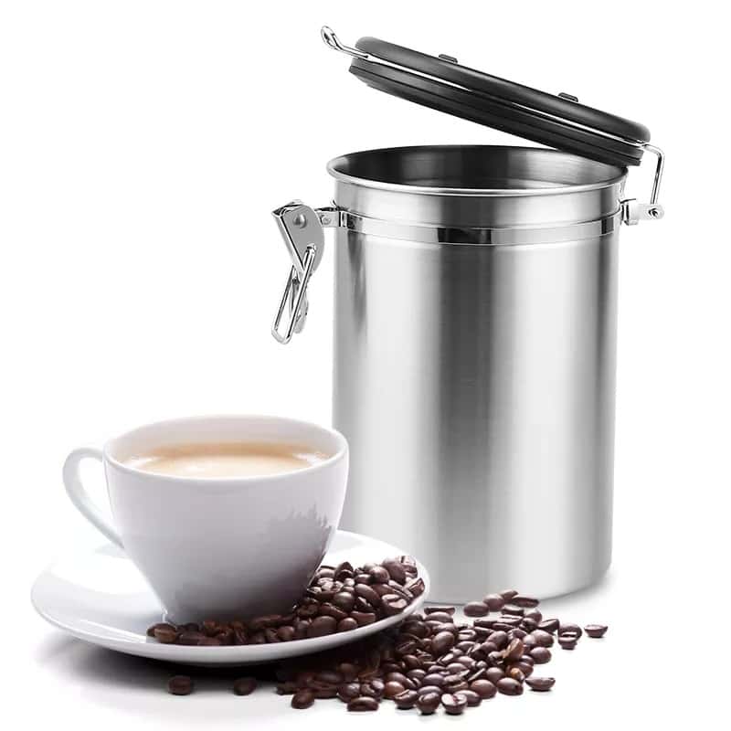 airtight canister for coffee beans