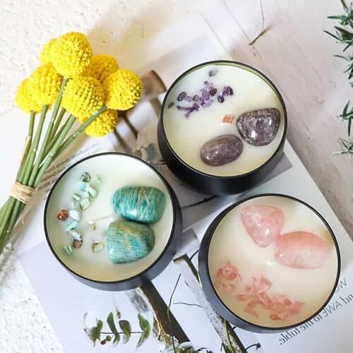Scented candle tins
