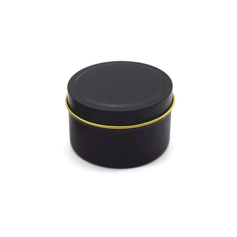 Black Candle Tins Wholesale 8 oz Black Candle Tins FLYTINBOTTLE