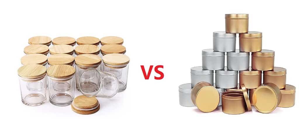 1 Pcs Mini Candle Jars Round Metal Candle Cups Tea Light Tins DIY