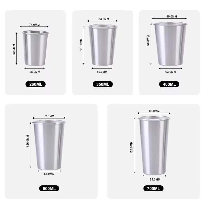 Stainless Steel Solo Cups, Metal Solo Cups