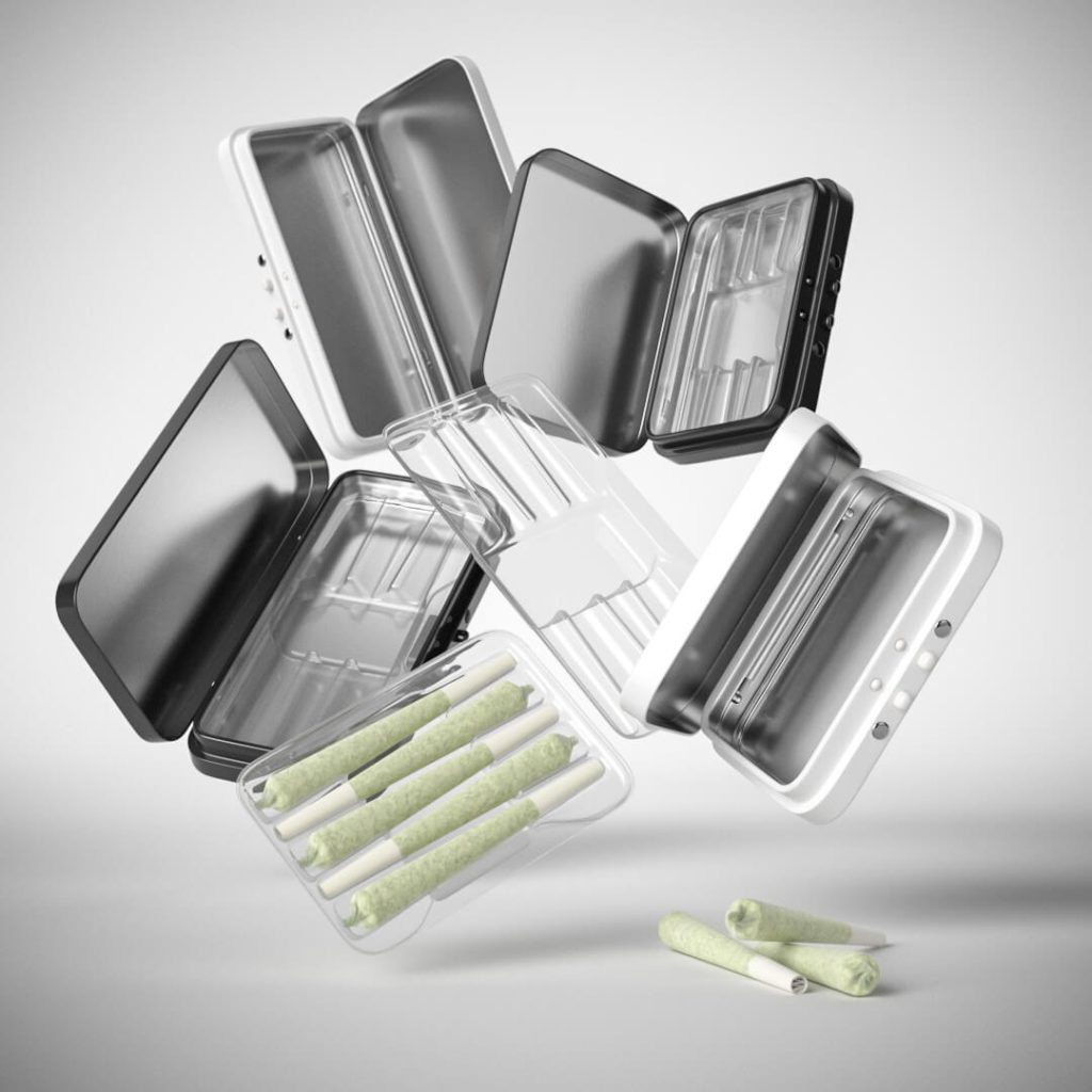 Child Resistant Hinged Tin