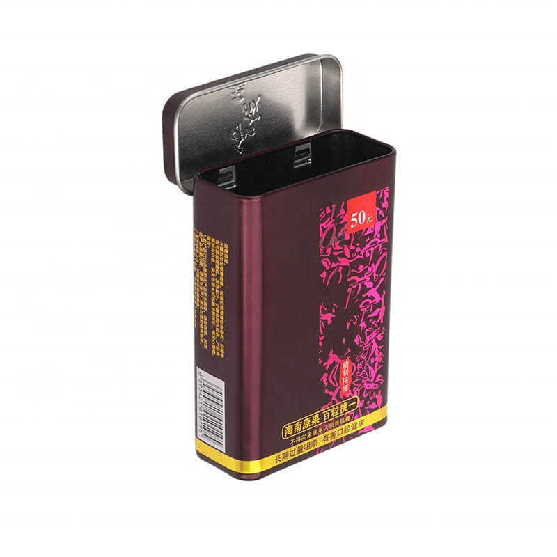 Rectangular Hinged Mint Tin